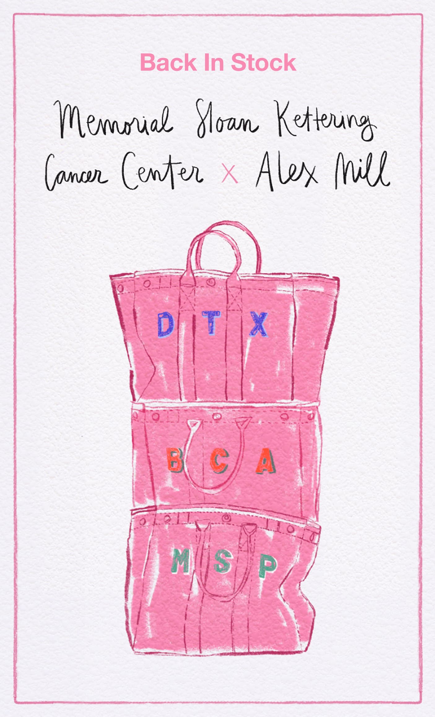 Memorial Sloan Kettering Cancer Center x Alex Mill