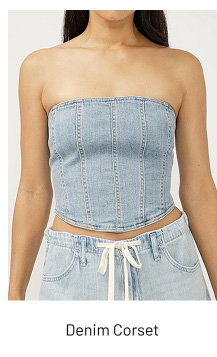 Denim Corset