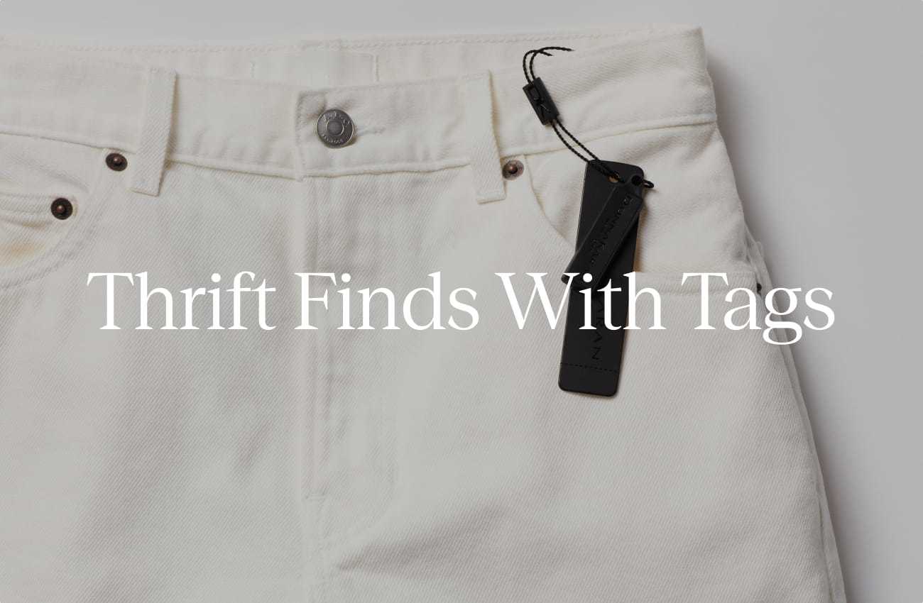 Thrift finds with tags - shop like-new styles with original tags attached