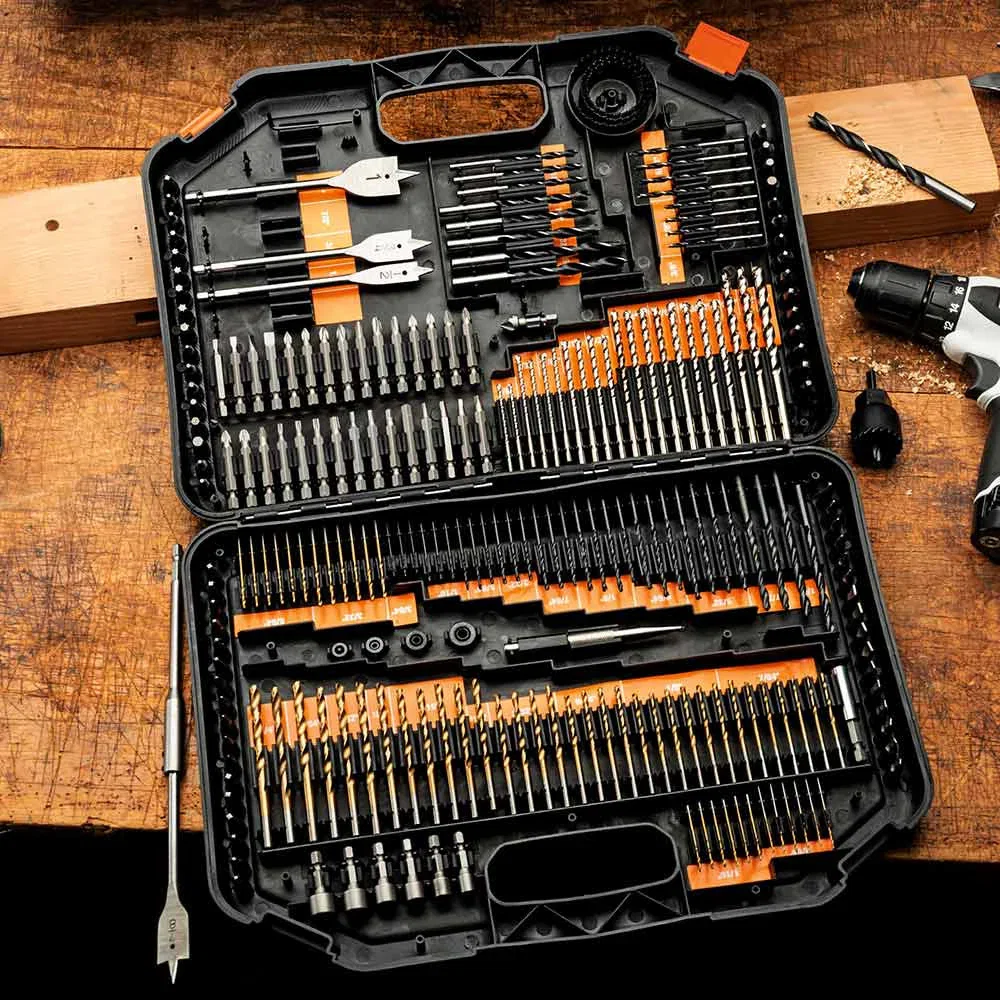 Image of 246 Piece Set Drill Bits & Drivers