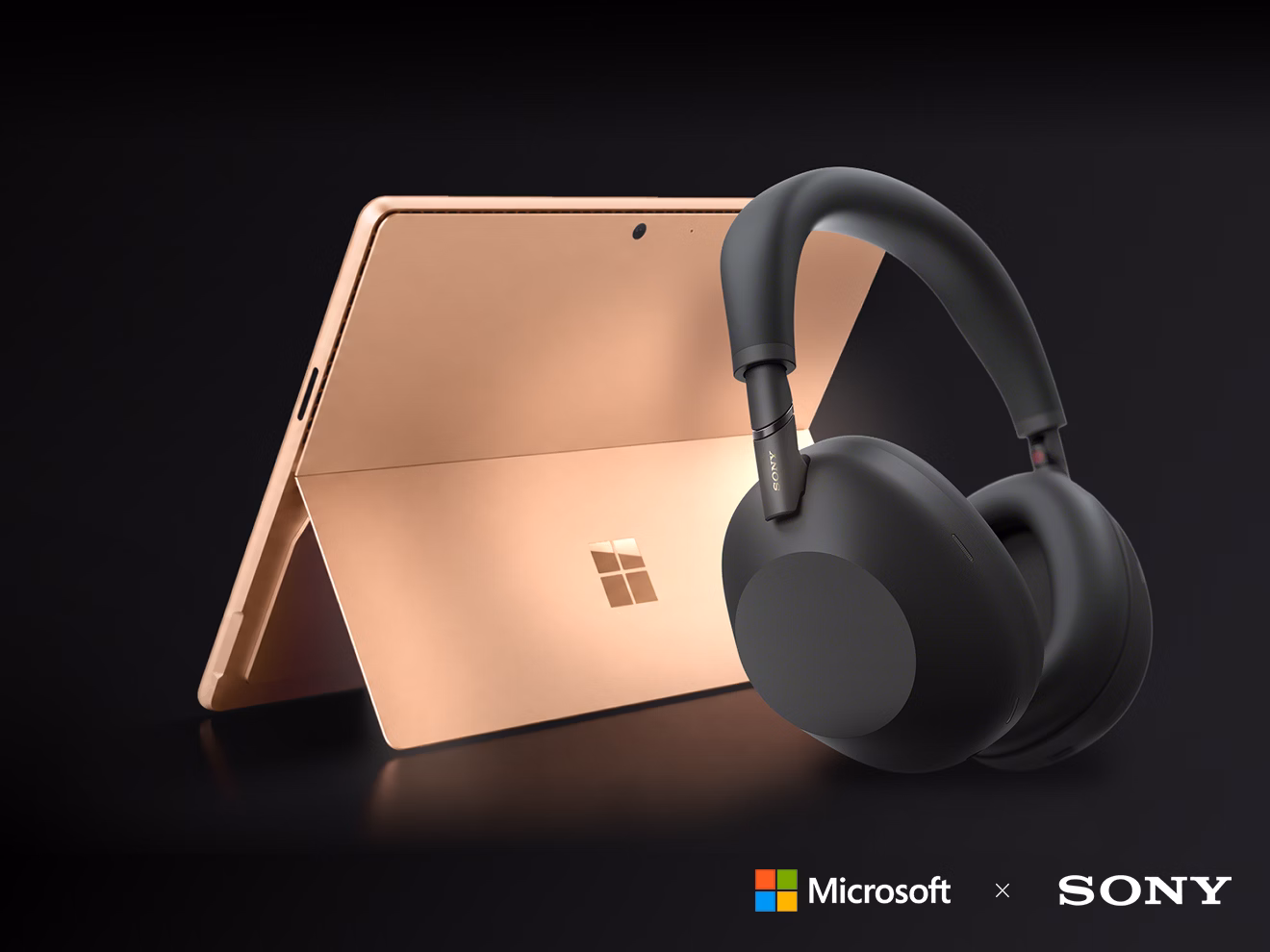 Microsoft Surface & Sony Headphone Bundle.