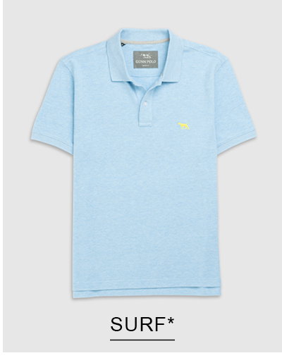 Shop The Gunn Sports Fit Polo, Surf online and instore at Rodd & Gunn