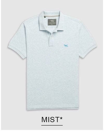 Shop The Gunn Sports Fit Polo, Mist online and instore at Rodd & Gunn