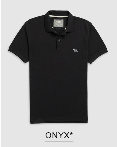 Shop The Gunn Sports Fit Polo, Onyx online and instore at Rodd & Gunn