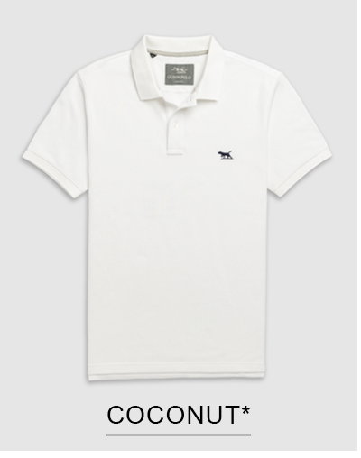 Shop The Gunn Sports Fit Polo, Coconut online and instore at Rodd & Gunn
