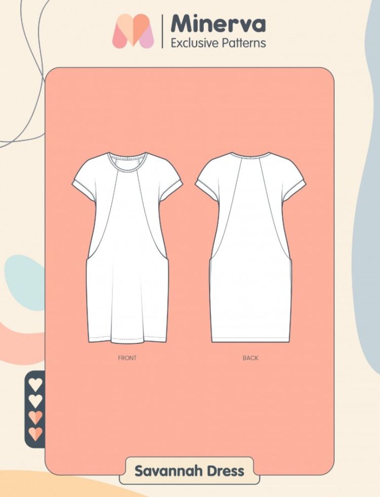 Minerva Exclusive Sewing Pattern Savannah Dress