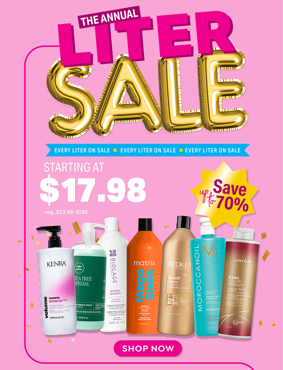 SHOP THE ANNUAL LITER SALE