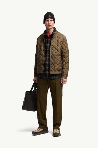 Oise Diamond Quilted Short Down Jacket
