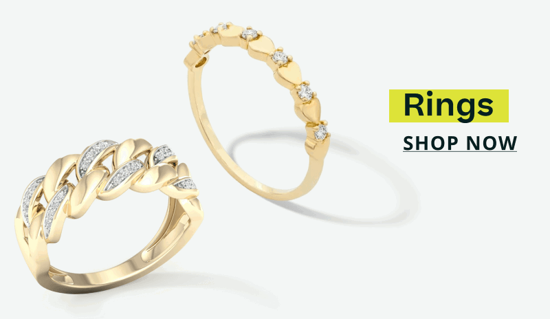 Gold-set rings with diamond details. Rings. Click here to shop now
