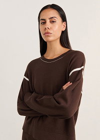JAG Orla Sweater Chocolate
