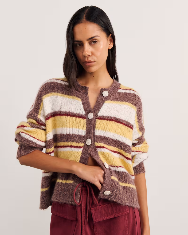 Image of Lily Fluffy Knit Cardigan