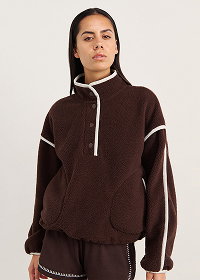 JAG Polar Fleece Sweater Chocolate