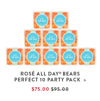 Rosé All Day Bears Perfect 10 Party Pack