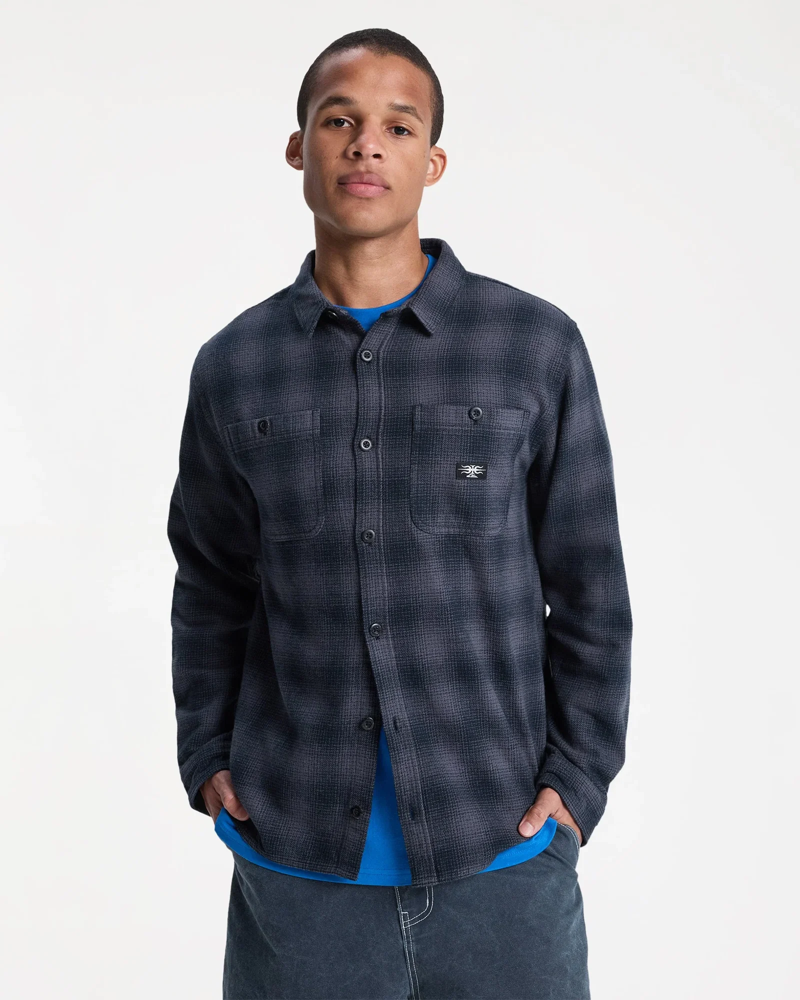 Mens Shady Times Long Sleeve Shirt