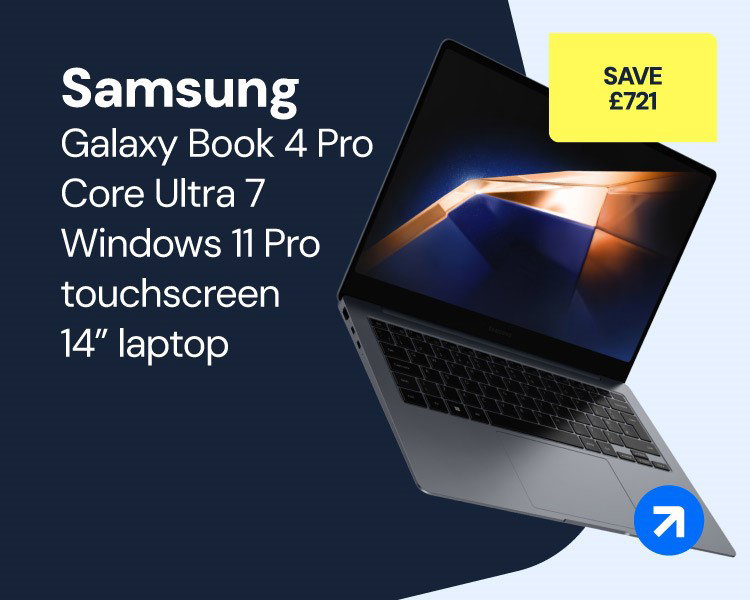 Samsung Galaxy Book 4 Pro Intel Core Ultra 7 32GB RAM 512GB SSD 14 Inch Windows 11 Pro Touchscreen Laptop