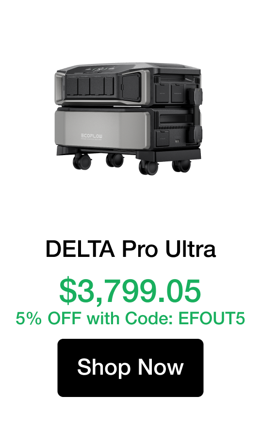 DELTA Pro Ultra $3,799.05 5% OFF with Code: EFOUT5 [Shop Now]