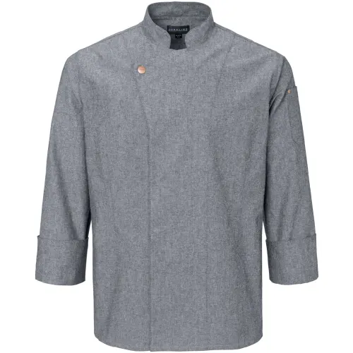 Herrenkochjacke Scott Langarm Chambray