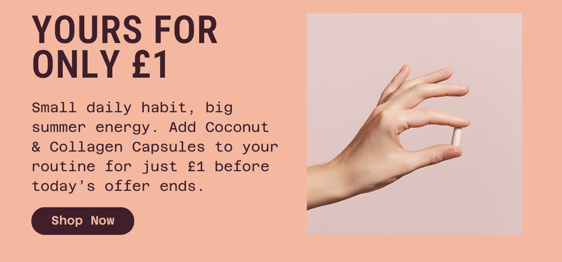 £1 Coconut & Collagen Capsules