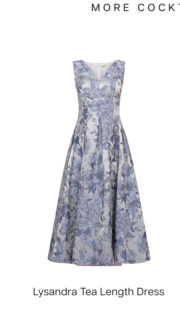 Lysandra Tea Length Dress