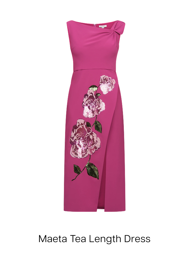 Maeta Tea Length Dress