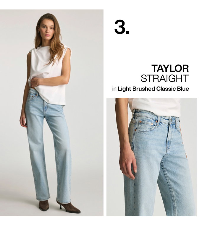 Taylor Straight Light Brushed Classic Blue