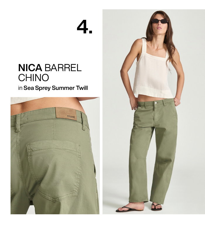 Nica Barrel Sea Sprey Summer Twill