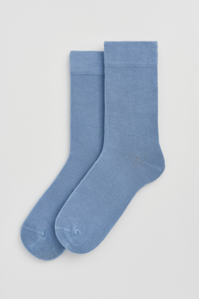 Morning Blue Bamboo Socks