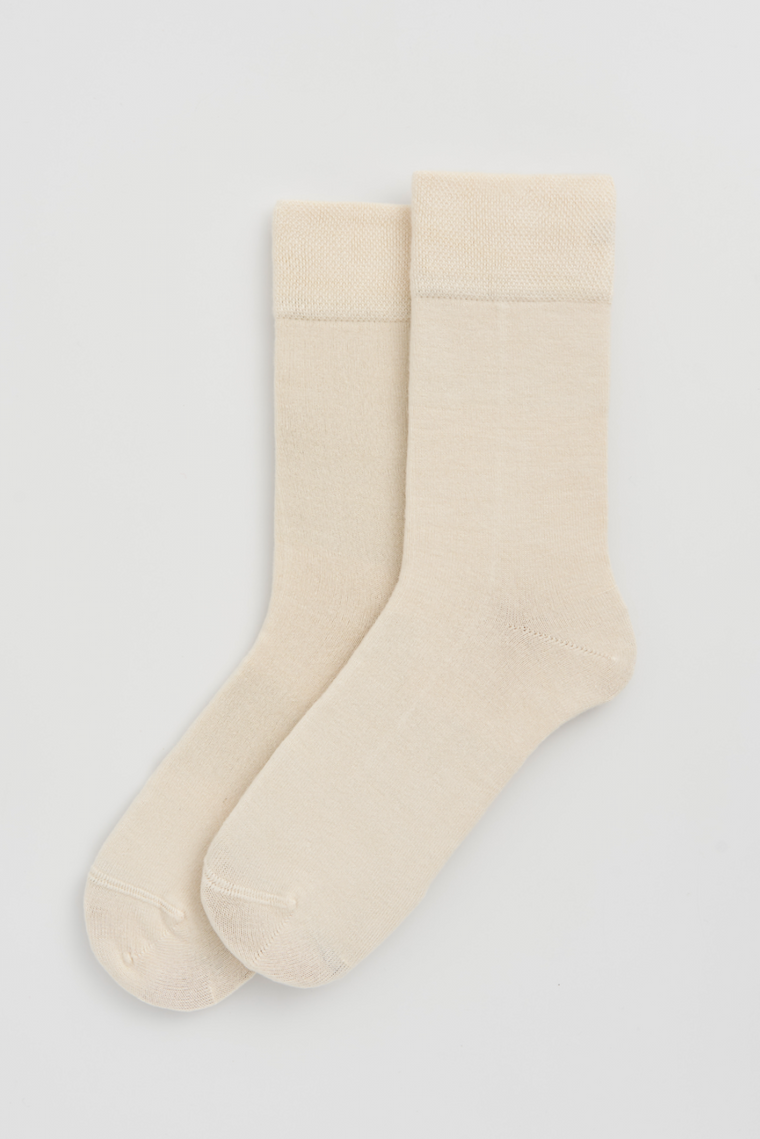 Clotted Cream Bamboo Socks