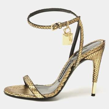 Padlock Size 37.5 Gold Python 