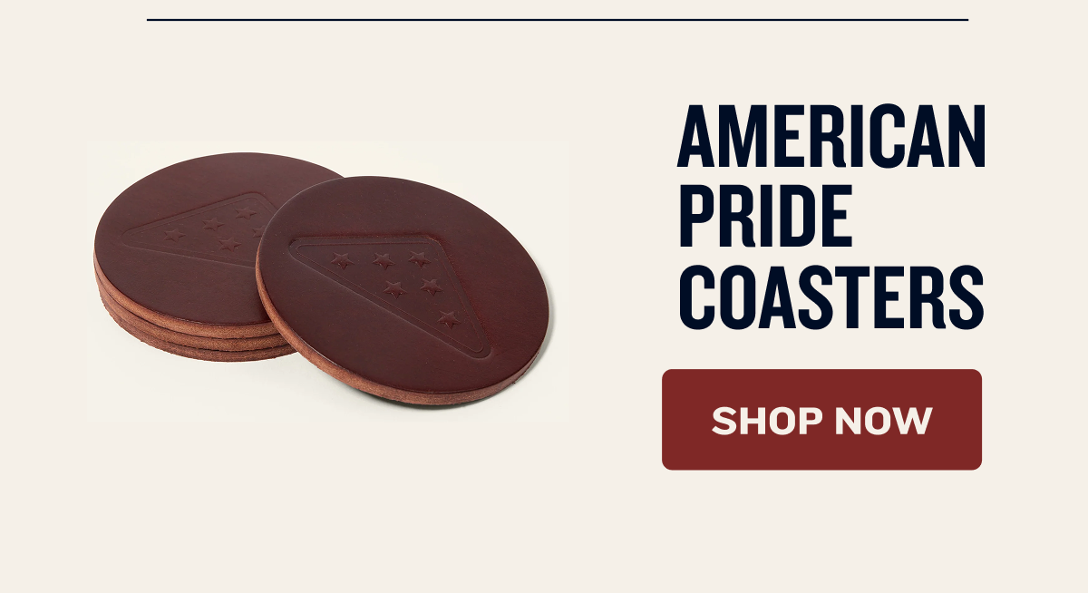Back In Stock | American Pride Coasters | SHOP NOW