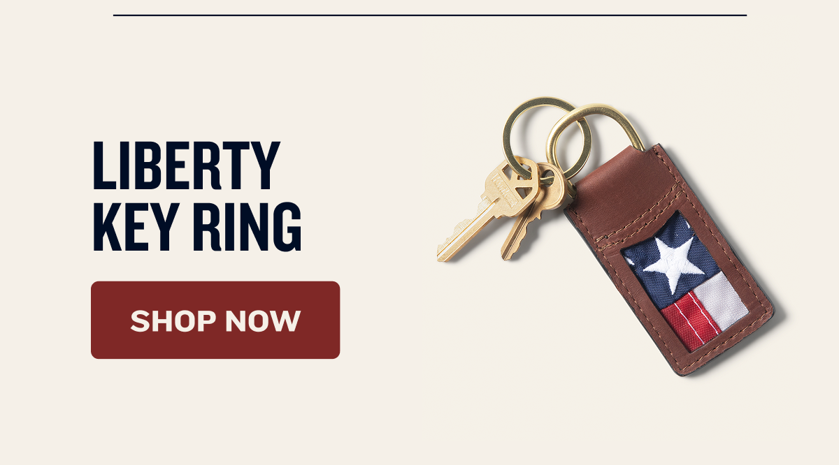 Back In Stock | Liberty Key Ring | SHOP NOW