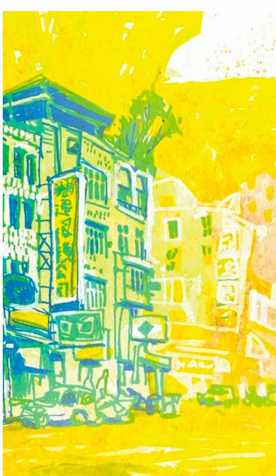 Lemon yellow is a favorite in contemporary art