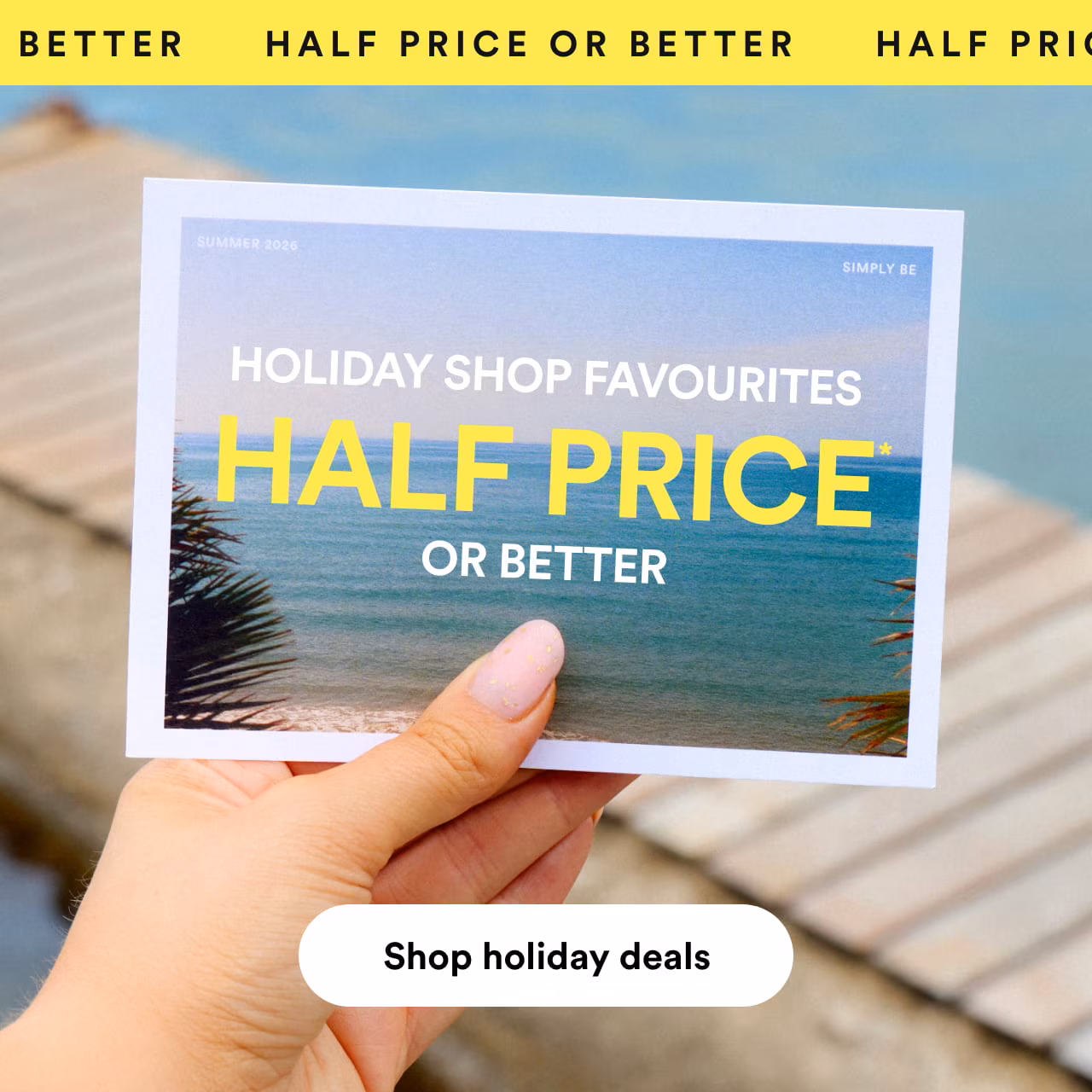 Holiday shop favourites Half price or better. Shop holiday deals