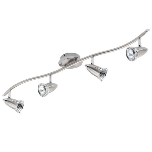 Gemini 4 Light Spotlight Bar - Satin Nickel