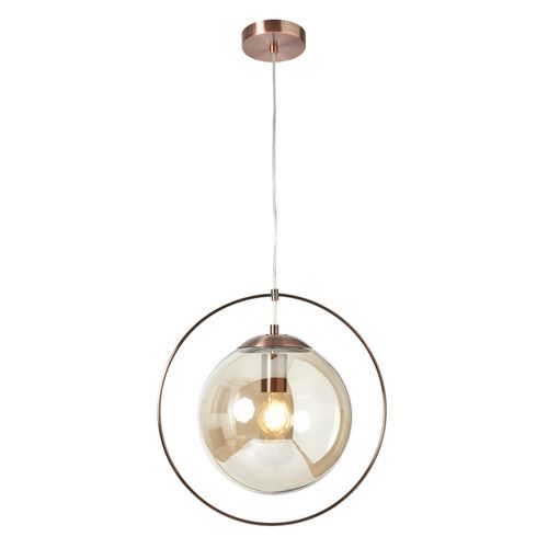 Carob Ceiling Pendant Light - Antique Copper