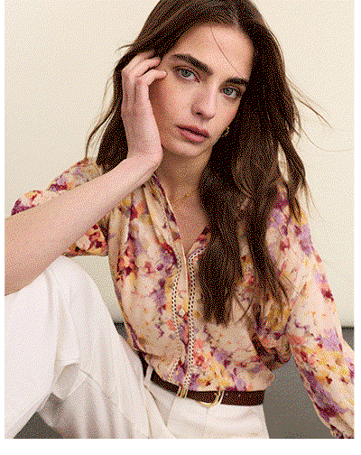 Celia Printed Blouse