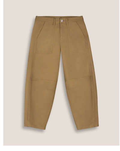 Reece Organic Cotton Stretch Barrel Leg Cargo Jeans
