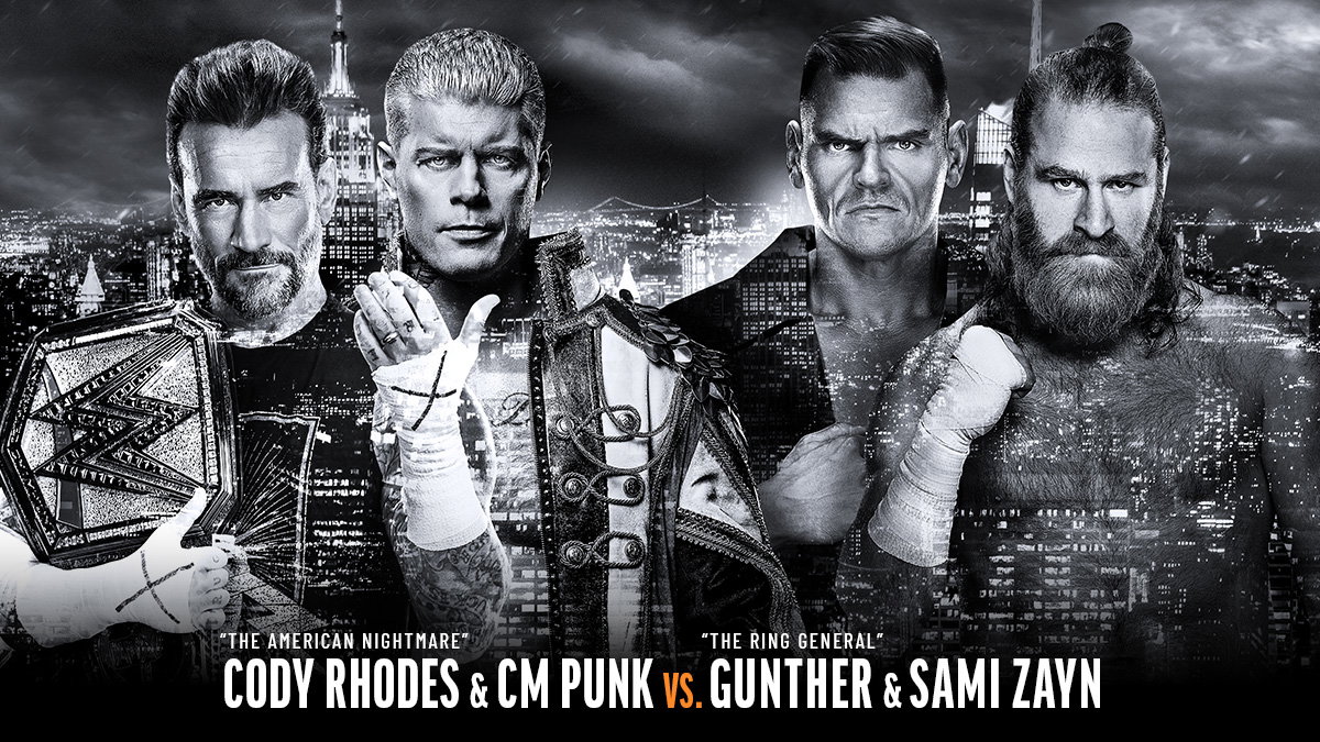 Cody Rhodes & CM Punk vs. Gunther & Sami Zayn