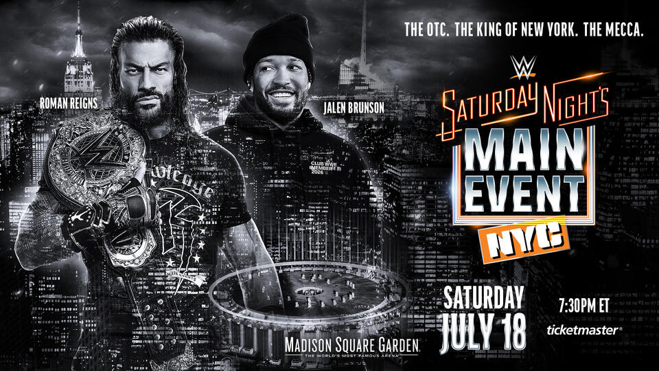 Roman Reigns and Jalen Brunson