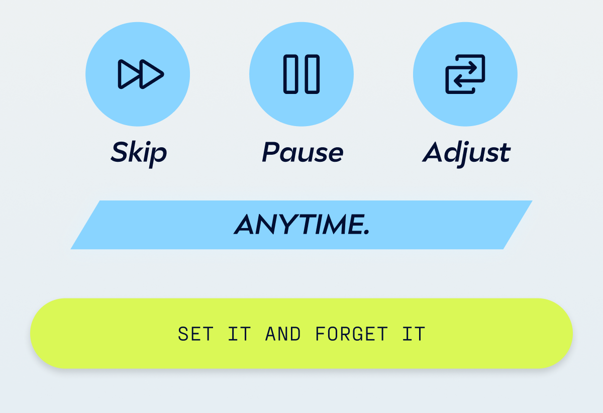 Set it and forget it.