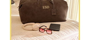 Soho Suedette Weekend Bag in Chocolate