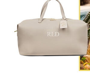 Weekend Holdall in Taupe
