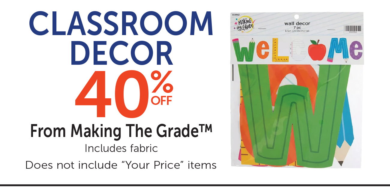 Classroom Decor