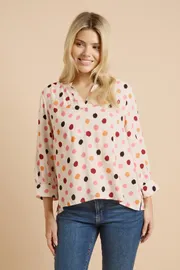 Cream Spot Overhead Shirt