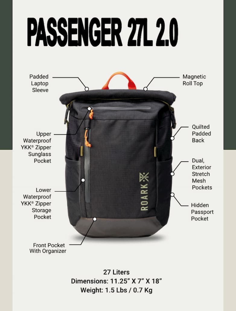 Passenger 27L 2.0 Bag
