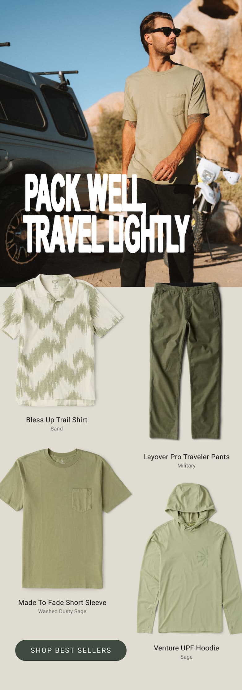 Wear Your Adventure - Pack Well, Travel Lightly