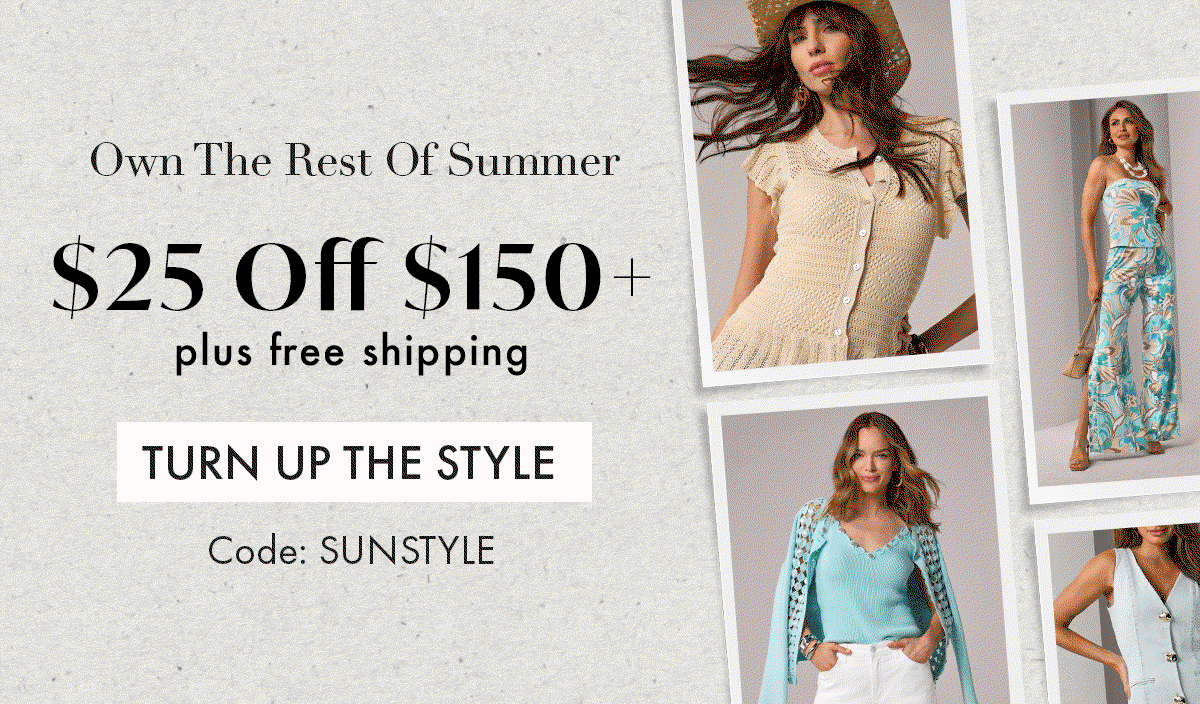 Save $25 adn Free SHipping on New Arrivals