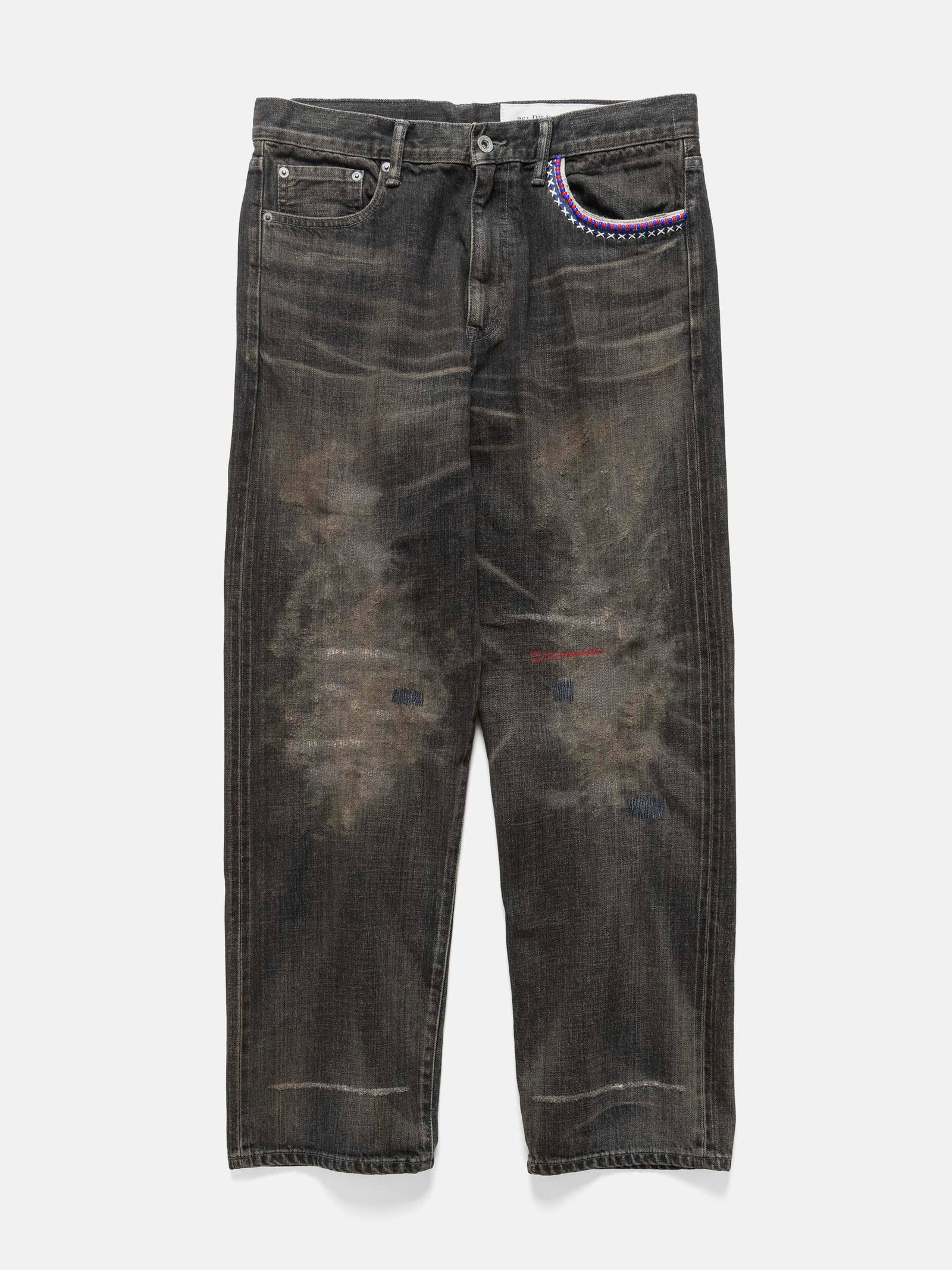 Image of Savage Denim Dp Basic Pants Black