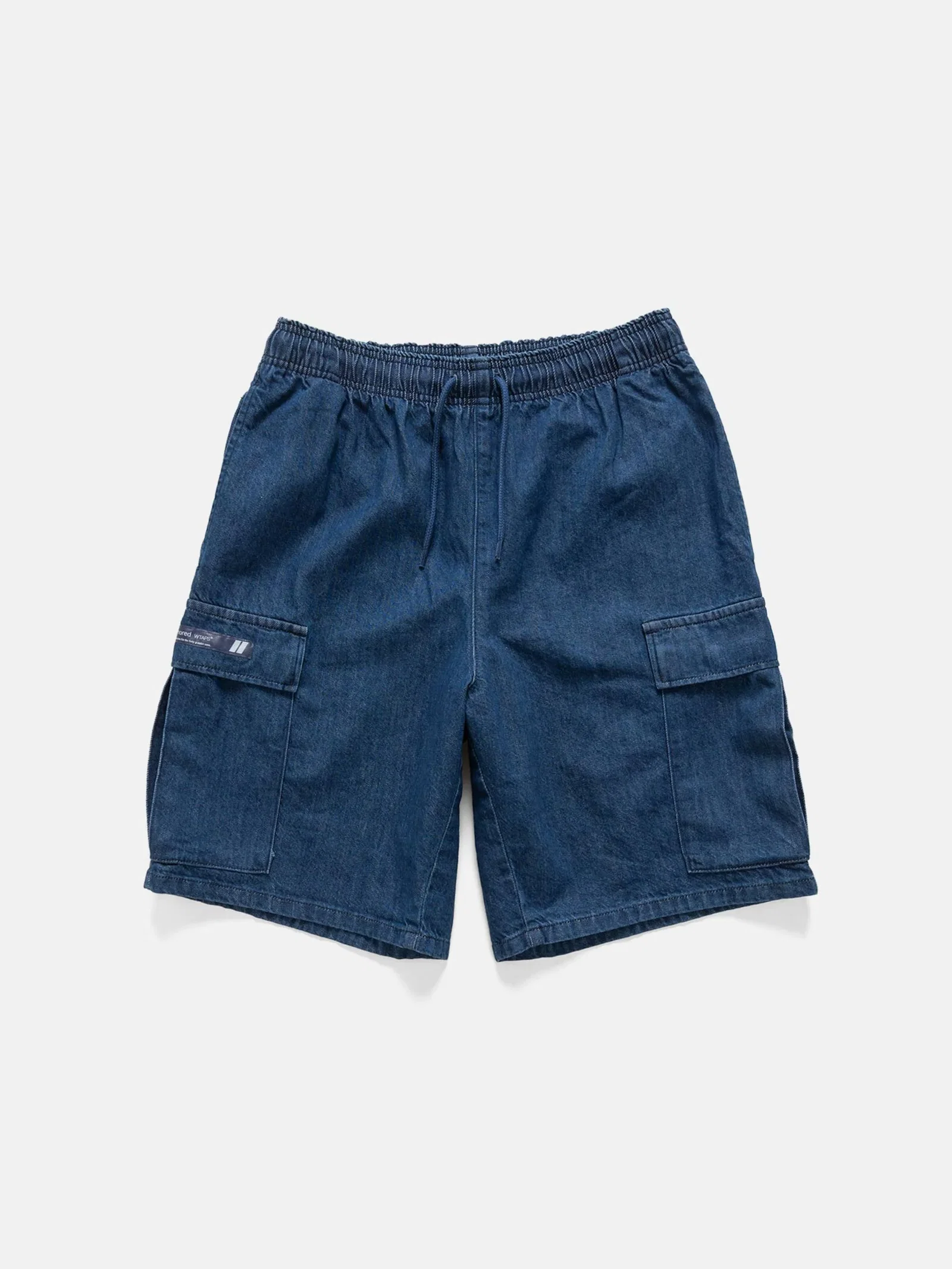 Image of MILS2301 / Shorts / Cotton. Denim Indigo