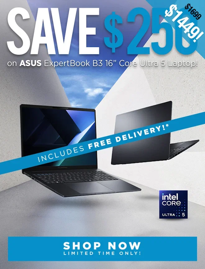 SAVE ASUS ExpertBook B3 B3605CCA 16" Ultra 5 Laptop!